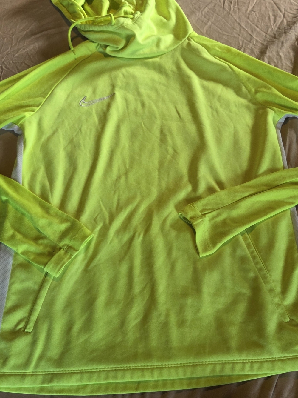 Nike Men’s High-Visibility Neon Hooded Training Top